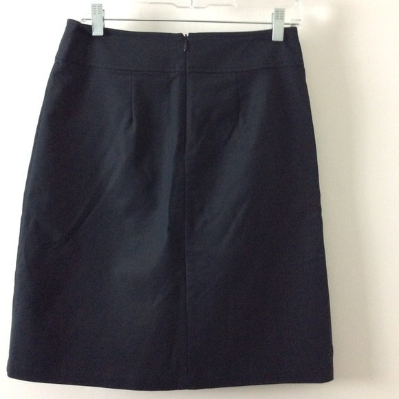 Banana Republic Skirt Size 4 Stretch Black Solid - Picture 4 of 7